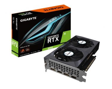 Gigabyte nVidia GeForce RTX 3050 8GB 128bit GV-N3050EAGLE OC-8GD